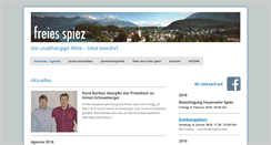 Desktop Screenshot of freies-spiez.ch