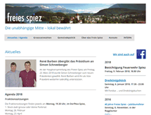 Tablet Screenshot of freies-spiez.ch